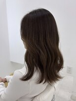 アイニ 天王寺アポロ店(aini) ミディアムくびれスタイル×ブラウンベージュ〈airi〉