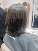 ピークアブー アヴェダ ギンザシックス(PEEK-A-BOO AVEDA GINZASIX) 【グレージュカラー】くびれミディ くびレイヤー ◆