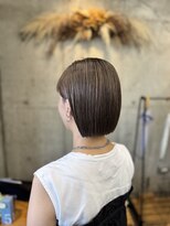 リベルテ(liberte)&nbsp;透明感アッシュベージュのミニボブ