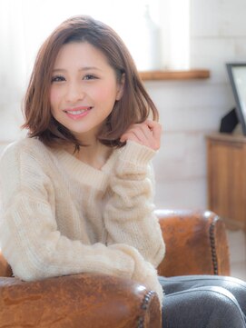 オーブ ヘアー アーチ 赤羽店(AUBE HAIR arch by EEM) 気品あるベーシックミディ