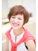 お洒落ショートバングボブ≪CALI・田町・三田・美容室≫