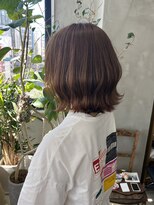 テトヘアー(teto hair) ミディアム　ボブ　ココアブラウン　ナチュラル