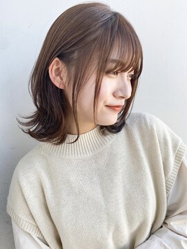 ガーデントウキョウ(GARDEN Tokyo) 【GARDEN荒井夏海】おくれ毛が可愛い鎖骨レイヤーボブ