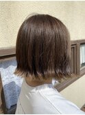 切りっぱなしボブ