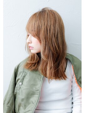 ヘアー リアン(hair LIEN) ミディアムラフウェーブ