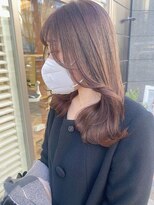 ネオリーブ アンド 渋谷店(Neolive &)&nbsp;【Neolive & 渋谷店】韓国風顔周りレイヤー×テラコッタ