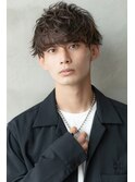 ビジネスツーブロックOK★かき上げトランクスヘアくせ毛風パーマ