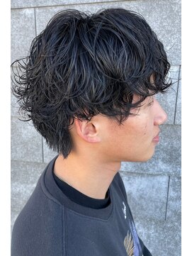 ニアウ 太田店(Niau) 波巻きパーマツイストスパイラルパーママッシュメンズパーマ