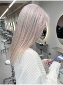 ミルクティーベージュダブルカラーインナーカラーハイライト