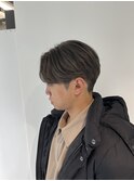 刈り上げセンターパート