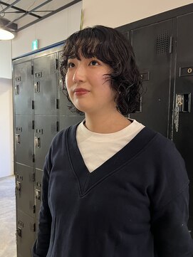 ヘアーアイストゥーレ(HAIR ICI TRE) レイヤーボブパーマ　担当東川内遥