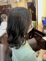 キャラ 池袋本店(CHARA)&nbsp;夜のドライで捻っておけば翌朝は手櫛でスタイリングのパーマ！？