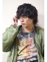 ブークル(boucle) メンズウルフパーマ　ニュアンスパーマウルフ