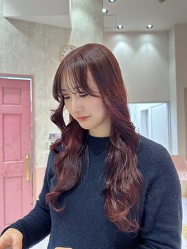 リー 梅田(Lee) ブリーチなしダブルカラーでボルドカラー！