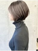大人可愛いナチュラルショートボブくびレイヤー