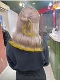 beige &yellow