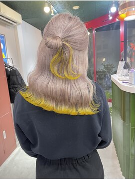 クペウファルベ(cope'u FARBE) beige &yellow