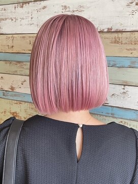 ラル 水戸県道50号店(Lalu.) くびれヘア/アプリコットオレンジ/夏のヘアアレンジ/水戸