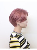 ルプラ ガーデン(le-pla garden) ピンク#ダブルカラー#ハンサムショート#ケアブリーチ#豊橋#豊川