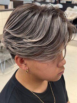 アンサー 渋谷(ANSWER) メンズバレイヤージュハイライトセンターパート