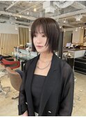 顔まわりレイヤーボブ