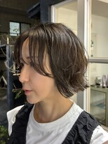 ロライマ 代官山(roraima)&nbsp;くせ毛さんウェーブミニハッシュボブグレージュ