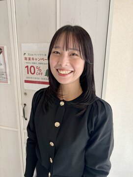 ジェリカヘアー サンフラワー通り(Jlica hair) ワンカールのレイヤースタイルでダークトーンでも重たくない！