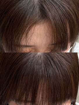 ロンドポレール 北千住(Lond polaire) 髪質改善/縮毛矯正/ミディアムレイヤーカット似合わせカット前髪