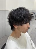 名古屋/栄/メンズパーマ/シャドウパーマ/波巻きパーマ