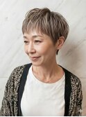【50代60代の方へ！】白髪ぼかしカラー×ベリーショート！