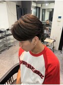 毛流れセンターパート