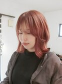 レイヤーカット　カッパーオレンジ