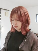 マシェリ(ma cherie)&nbsp;レイヤーカット　カッパーオレンジ
