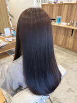 アン(an)&nbsp;髪質改善プラチナカラー×スモークブラウン