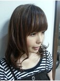 ナチュラル系で可愛らしさＵＰ