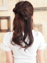 美容室チック 大島店(chic)&nbsp;☆ルーズなシルエットのハーフアップ☆【大島】