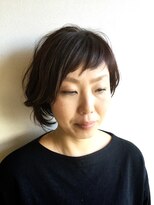 クブヘアー(kubu hair) 《kubu hair》大人エレガントアシメショートバング