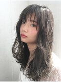 暗髪でも重く無いパーマ 【髪質改善/縮毛矯正/表参道/学割U24】