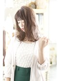 【kimi自由が丘】ベージュ×カールウェーブ×ハイライト