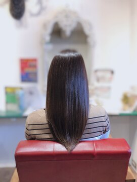 インショウ 中山駅本店(iNSYO) 【髪質改善トリートメント】セミロングヘア【ビフォーアフター】