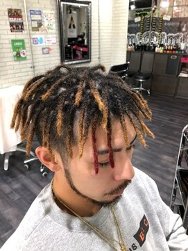 トリックストア(TRICK STORE) 細めドレッド☆刈り上げスタイル