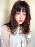 【 arts町田店】パーマ/前髪あり/伸ばしかけ/エアリーミディ