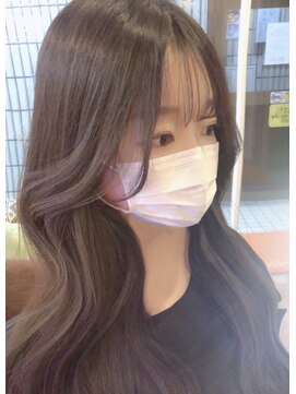 ネオリーブアーチ 武蔵小山店(Neolive arch) 大人韓国風くびれミディ × 部分ケアパーマ【武蔵小山美容室】