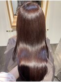 10代20代30代【髪質改善カラー】艶髪チェリーブラウン