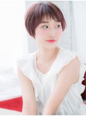 明るめカラーがキュート♪マッシュショートf小山20代30代40代