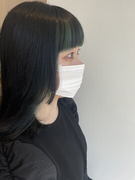 アルテリア(ARTERIA) フレーミングカラー☆エメラルドグリーンカラー