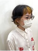 《kitin吉祥寺》イエローカラー　フェイスフレーミングショート