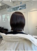 グレーベージュ/ショートヘア[表参道/髪質改善/ハイライト]