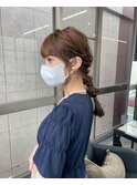 編みおろしヘアアレンジ☆