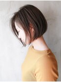 【無造作だけど女性らしい】大人のヘルシーボブ
